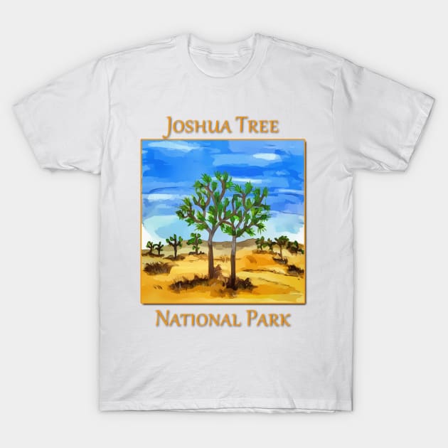 Joshua Tree National Park T-Shirt by WelshDesigns